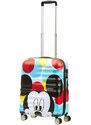 American Tourister Kabinový cestovní kufr Wavebreaker Disney Spinner 36 l šedá