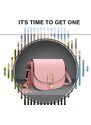 Miss Lulu Kabelka crossbody Tassel Pink