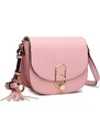 Miss Lulu Kabelka crossbody Tassel Pink