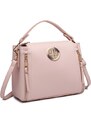 Miss Lulu Kabelka Double Zipped Pink