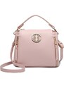 Miss Lulu Kabelka Double Zipped Pink