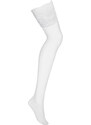 Obsessive Bílé podvazkové punčochy White stockings