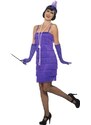Charleston šaty 30. léta fialové