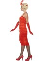Červené šaty kostým 30. léta