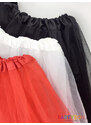Tylová tutu sukně černá 40 cm