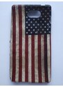 MFashion Sleva-Pouzdro / Obal Vlajka USA Vintage - Xperia M2 d2302-tpu-us-vin2j