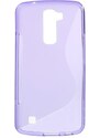 Obal MFashion S-Curve LG K10 - fialový