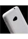 Pouzdro MFashion S-curve Microsoft Lumia 535 - Bílé