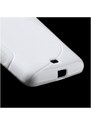 Pouzdro MFashion S-curve Microsoft Lumia 535 - Bílé