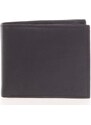 Pánská kožená volná černá peněženka - Delami 8222 černá