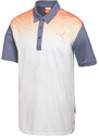 Puma golf Puma Junior Glitch golfové tričko šedo oranžovo bílé