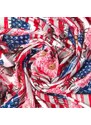 Coxes O Dámský dlouhý šátek s USA vlajkou 180/110