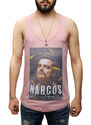 Madmext Men's Printed Singlet