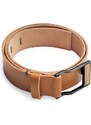 BeWooden Kožený opasek Brunne Belt, pánský