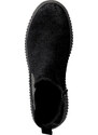 Černé kotníkové boty s gumovou vsadkou Jane Klain