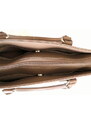 Tříoddílová hnědo-šedá (velbloudí) kabelka do ruky David Jones 5803-2