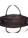 Dámská kabelka černá kožená - Hexagona 462698 černá