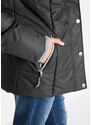 bonprix Zimní bunda, vzhled 2 v 1 Černá