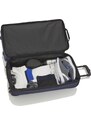 Travelite Basics Cestovní taška na kolečkách M 70 cm Modrá Navy Rozšiřitelná