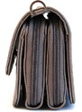 David Jones Paris Dámská malá pevná čtyřoddílová crossbody kabelka David Jones 5805-2 tmavěstříbrné | KabelkyproVas.cz