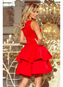 Numoco Dámské společenské šaty Laura červená L