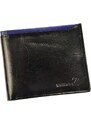 Pánská kožená peněženka Ronaldo N01-VT RFID černá / modrá