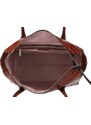 Luxusní kožená kabelka Innue E363 hnědá