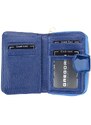 Dámská kožená peněženka modrá - Gregorio Dorianna modrá
