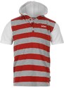 dětské tričko LEE COOPER - RED/GREY M - 140 9-10 let