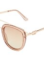 GUESS brýle Round Top-Bar Sunglasses, 11317