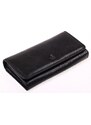 Černá kožená peněženka Cosset 4467 Komodo
