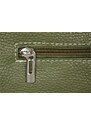 NovaKabelka.cz Kožená kabelka crossbody Italská kožená crossbody kabelka Ebe Verde zelená