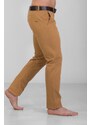 GEAR CHINOS JSM248 strečové slim fit - camel