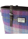 Glen Appin Kabelka Spey Harris Tweed - Purple Pink Tartan