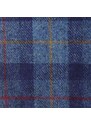 Glen Appin Ledvinka Morar Harris Tweed - Dark Blue Tartan