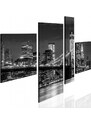 Malvis Čtyřdílný obraz Brooklyn Bridge