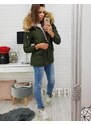 BASIC Dámská zimní parka Khaki