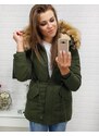 BASIC Dámská zimní parka Khaki