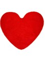 Vopi koberce Kusový koberec Eton červený srdce - 100x120 srdce cm