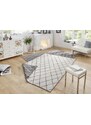 NORTHRUGS - Hanse Home koberce Kusový koberec Twin-Wendeteppiche 103118 grau creme – na ven i na doma - 80x150 cm