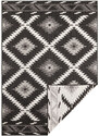 NORTHRUGS - Hanse Home koberce Kusový koberec Twin Supreme 103429 Malibu black creme – na ven i na doma - 80x250 cm