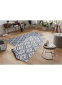 NORTHRUGS - Hanse Home koberce AKCE: 120x170 cm Kusový koberec Twin-Wendeteppiche 103137 blau creme – na ven i na doma - 120x170 cm