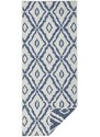 NORTHRUGS - Hanse Home koberce AKCE: 120x170 cm Kusový koberec Twin-Wendeteppiche 103137 blau creme – na ven i na doma - 120x170 cm
