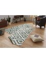 NORTHRUGS - Hanse Home koberce AKCE: 80x350 cm Kusový koberec Twin-Wendeteppiche 103131 grün creme – na ven i na doma - 80x350 cm