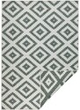 NORTHRUGS - Hanse Home koberce Kusový koberec Twin-Wendeteppiche 103131 grün creme – na ven i na doma - 80x150 cm