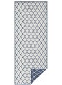 NORTHRUGS - Hanse Home koberce Kusový koberec Twin-Wendeteppiche 103119 blau creme – na ven i na doma - 80x150 cm