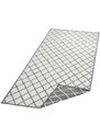 NORTHRUGS - Hanse Home koberce Kusový koberec Twin-Wendeteppiche 103118 grau creme – na ven i na doma - 80x150 cm