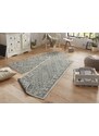 NORTHRUGS - Hanse Home koberce Kusový koberec Twin-Wendeteppiche 103115 grün creme – na ven i na doma - 80x150 cm