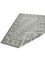 NORTHRUGS - Hanse Home koberce Kusový koberec Twin-Wendeteppiche 103115 grün creme – na ven i na doma - 80x150 cm