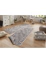 NORTHRUGS - Hanse Home koberce Kusový koberec Twin-Wendeteppiche 103113 schwarz creme – na ven i na doma - 160x230 cm